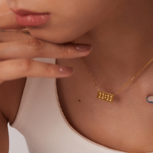 11:11 Angel Make a Wish Pendant with Necklace | Dainty Chain  - Anti Tarnish