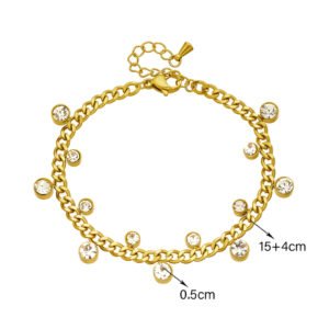 Cz Link Bracelet