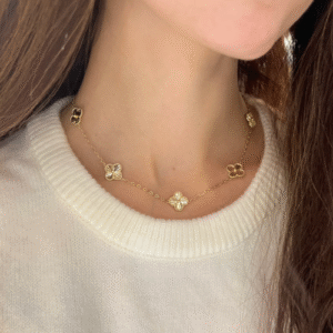 Inspired Gold Clover Necklaces