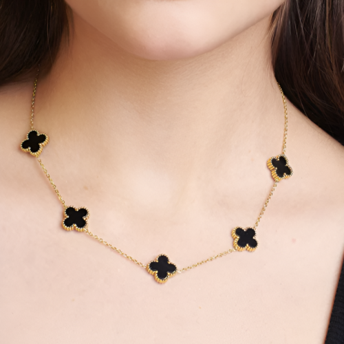 Black Clover Necklace